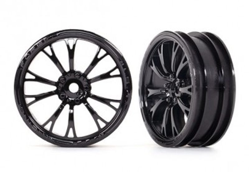 Traxxas Fälg Fram Svart (2)  Drag Slash (9472)