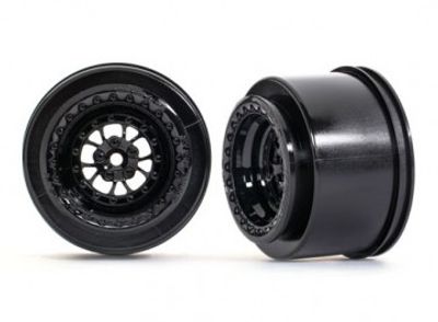 Traxxas Fälg Bak Svart (2)  Drag Slash (9473)