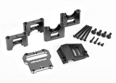 Traxxas Fäste Alu Grå Mittdiff Sledge (9584A)