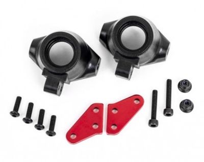 Traxxas Styrspindlar + Armar Alu Röd (Par) Sledge (9637R)