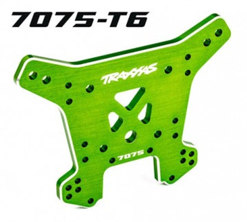 Traxxas Stötdämpartorn Bak Alu HD Grön Sledge (9638G)