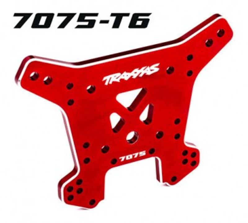 Traxxas Stötdämpartorn Bak Alu HD Röd Sledge (9638R)