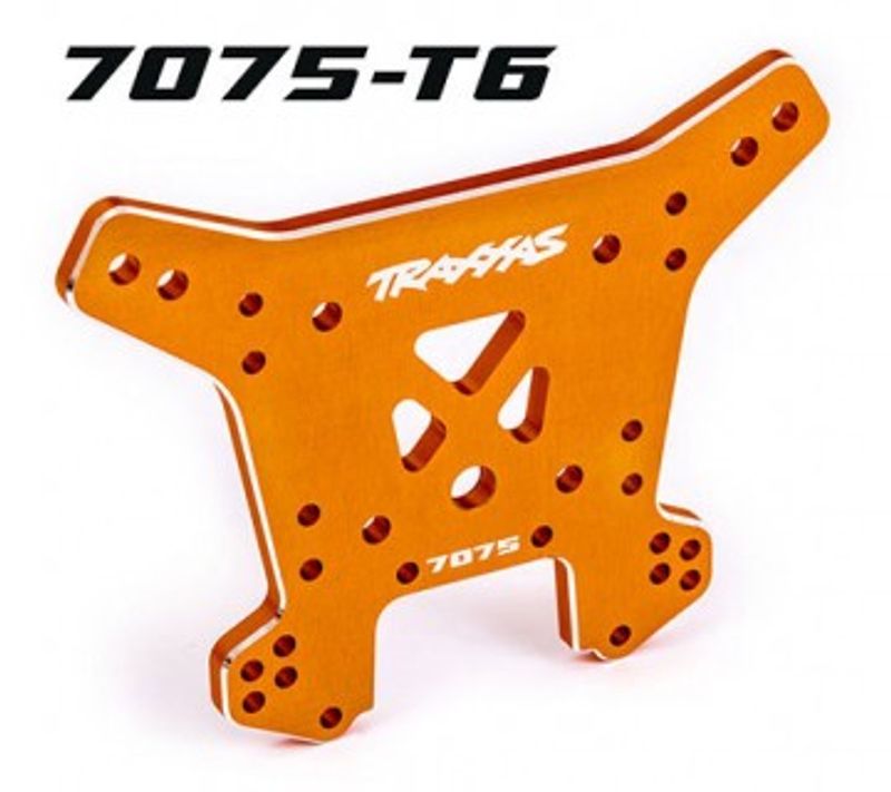 Traxxas Stötdämpartorn Bak Alu HD Orange Sledge (9638T)