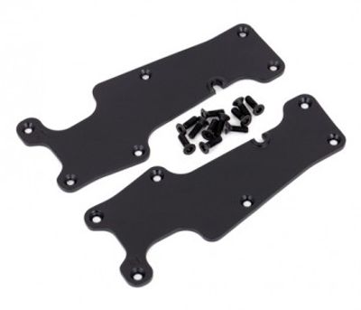 Traxxas Bärarmsskydd Fram V+H Svart Sledge (9633)