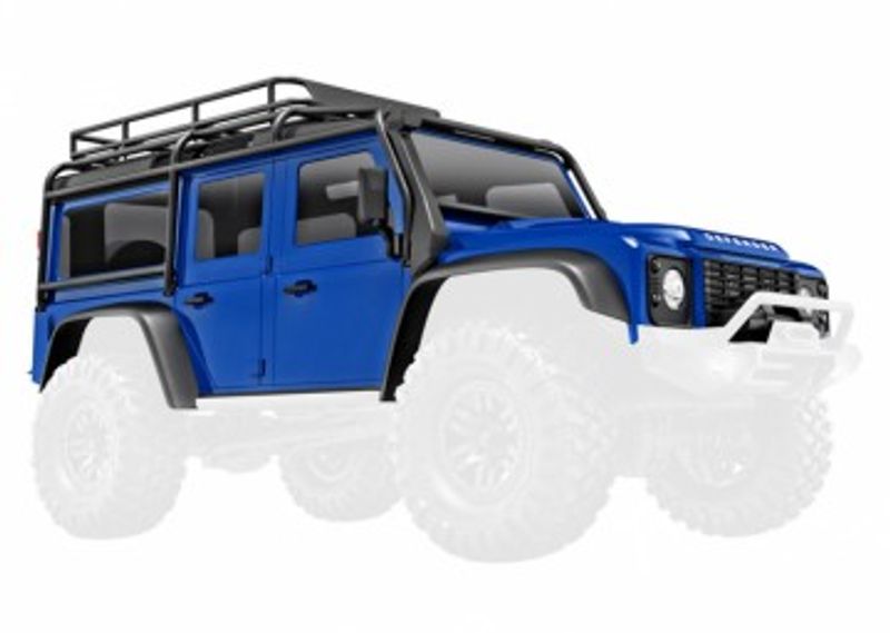 Traxxas Kaross TRX-4M Land Rover Defender Blå Komplett (9712-BLUE)