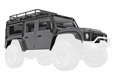 Traxxas Kaross TRX-4M Land Rover Defender Silver Komplett (9712-SLVR)