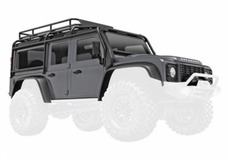 Traxxas Kaross TRX-4M Land Rover Defender Silver Komplett (9712-SLVR)