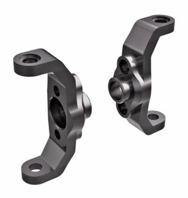 Traxxas Casterblock Alu Grå V+H (2) TRX-4M (9733-GRAY)
