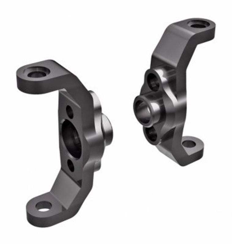 Traxxas Casterblock Alu Grå V+H (2) TRX-4M (9733-GRAY)