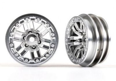 Traxxas Fälg 12-Eker Satin Krom 1.0" (2) (9768-SATIN)