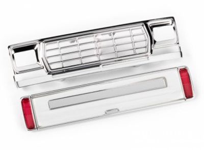 Traxxas Grill, Bakläm Vit med LED-glas Ford F-150 TRX-4M (9819-WHT)