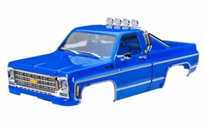 Traxxas Kaross TRX-4M Chevrolet K10 Blå Komplett (Clipless) (9811-BLUE)