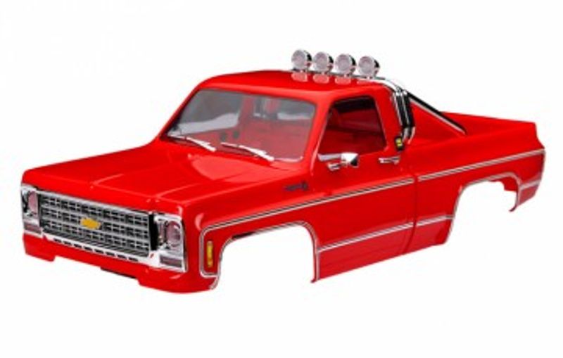 Traxxas Kaross TRX-4M Chevrolet K10 Röd Komplett (Clipless) (9811-RED)