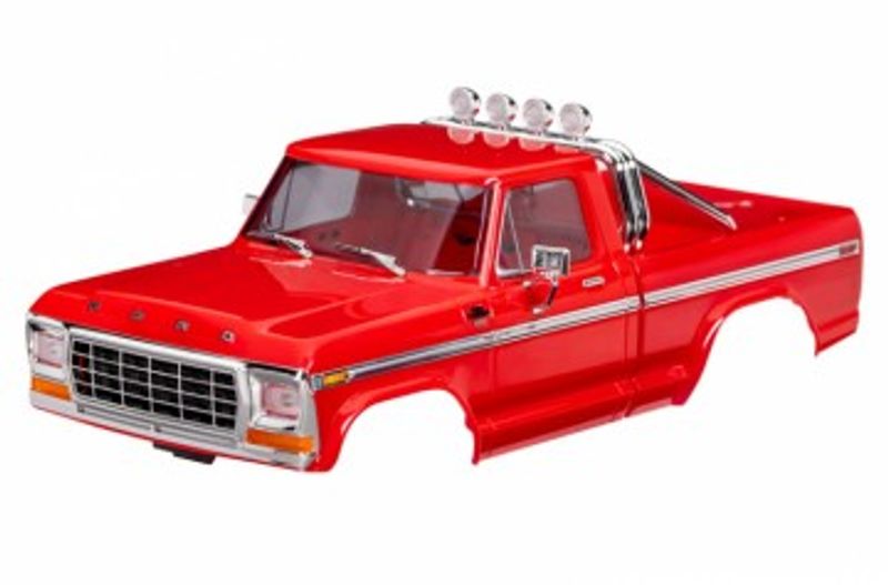 Traxxas Kaross TRX-4M Ford F-150 Röd Komplett (Clipless) (9812-RED)