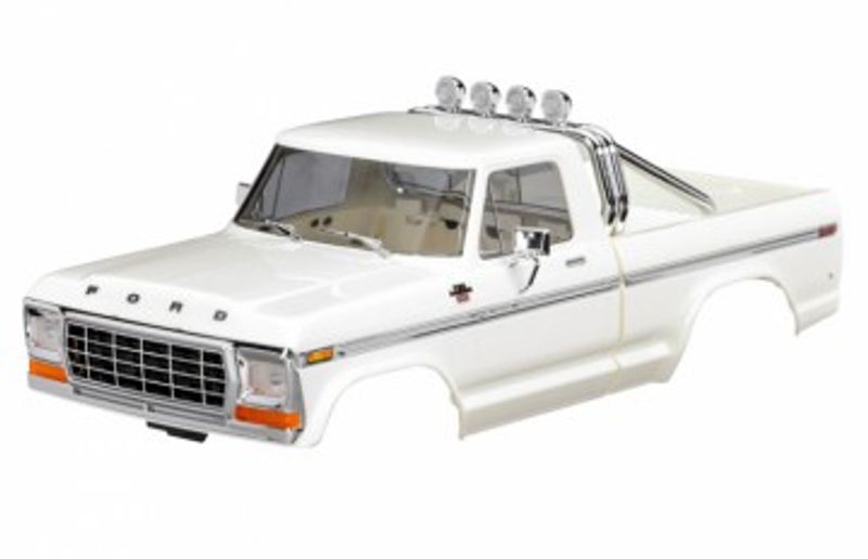 Traxxas Kaross TRX-4M Ford F-150 Vit Komplett (Clipless) (9812-WHT)