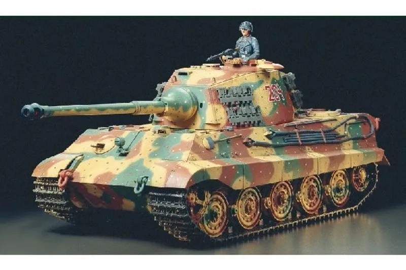 TAMIYA 1/16 R/C KING TIGER w/Option Kit