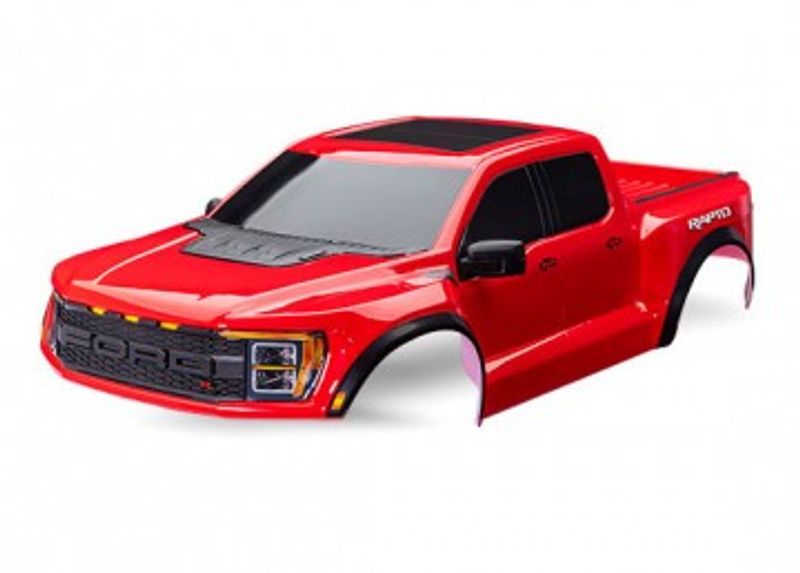 Traxxas Kaross Ford Raptor R Komplett Röd (10112-RED)