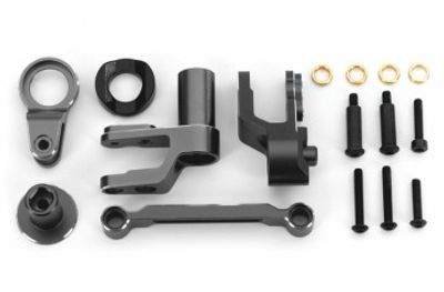 Traxxas Armar & Parallellstag Styrning Set Alu Grå Maxx Slash (10246-GRAY)