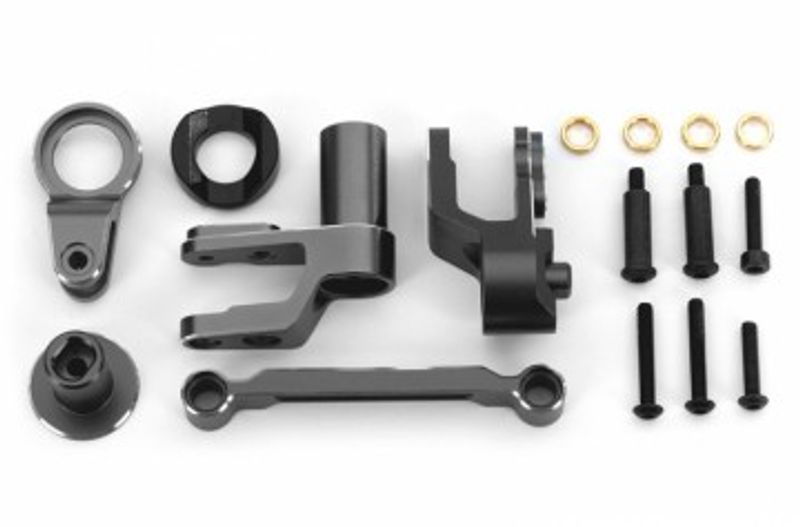 Traxxas Armar & Parallellstag Styrning Set Alu Grå Maxx Slash (10246-GRAY)