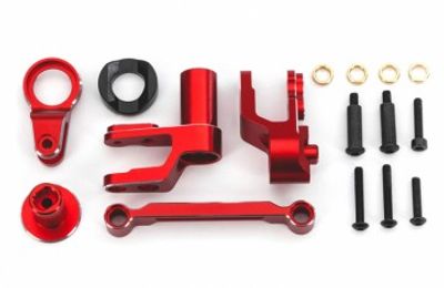Traxxas Armar & Parallellstag Styrning Set Alu Röd Maxx Slash (10246-RED)