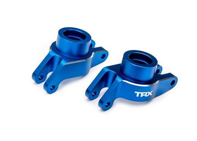 Traxxas Hjulaxelhållare Bak Alu Blå (Par) Maxx, Maxx Slash (10252-BLUE)
