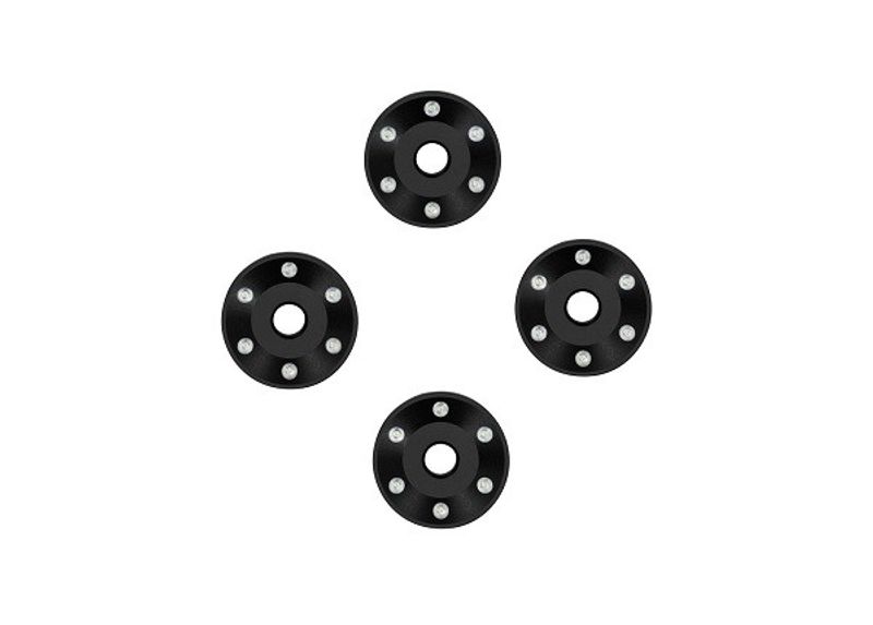 Traxxas Hjulbrickor Alu Svart (4) Maxx Slash (10257-BLK)