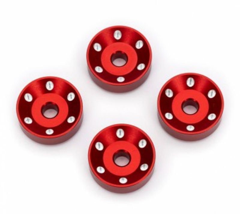 Traxxas Hjulbrickor Alu Röd (4) Maxx Slash (10257-RED)
