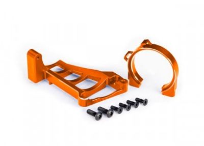 Traxxas Motorfäste Fram & Bak Set Alu Orange Maxx (10261-ORNG)