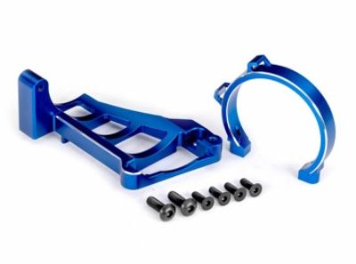 Traxxas Motorfäste Fram & Bak Set Alu Blå Maxx Slash (10262-BLUE)