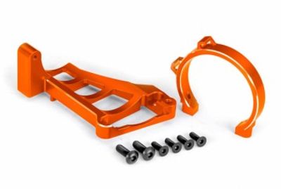 Traxxas Motorfäste Fram & Bak Set Alu Orange Maxx Slash (10262-ORNG)