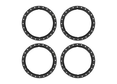 Traxxas Beadlock Rings Alu Svart (Pro Scale Wheel Alu System) (4) (10276-BLK)
