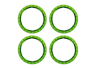 Traxxas Beadlock Rings Alu Grön (Pro Scale Wheel Alu System) (4) (10276-GRN)