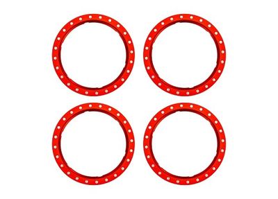Traxxas Beadlock Rings Alu Röd (Pro Scale Wheel Alu System) (4) (10276-RED)