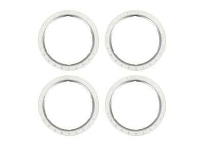 Traxxas Beadlock Rings Alu Silver (Pro Scale Wheel Alu System) (4) (10276-SLVR)