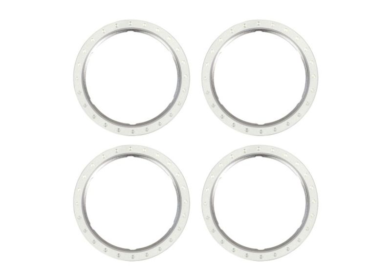 Traxxas Beadlock Rings Alu Silver (Pro Scale Wheel Alu System) (4) (10276-SLVR)