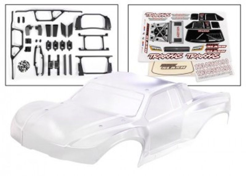 Traxxas Kaross Maxx Slash Omålad (10211)