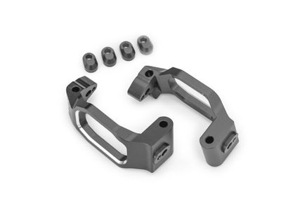Traxxas Styrspindelhållare Alu Grå (Par) (10232-GRAY)
