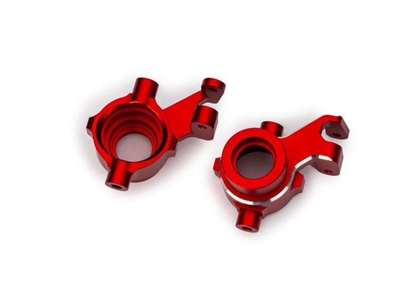 Traxxas Styrspindel Alu Röd (Par) Maxx, Maxx Slash (10237-RED)