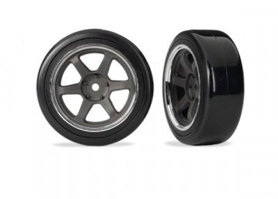 Traxxas Däck & Fälg 1.9" Drift Fram Inomhus (2) (10577)