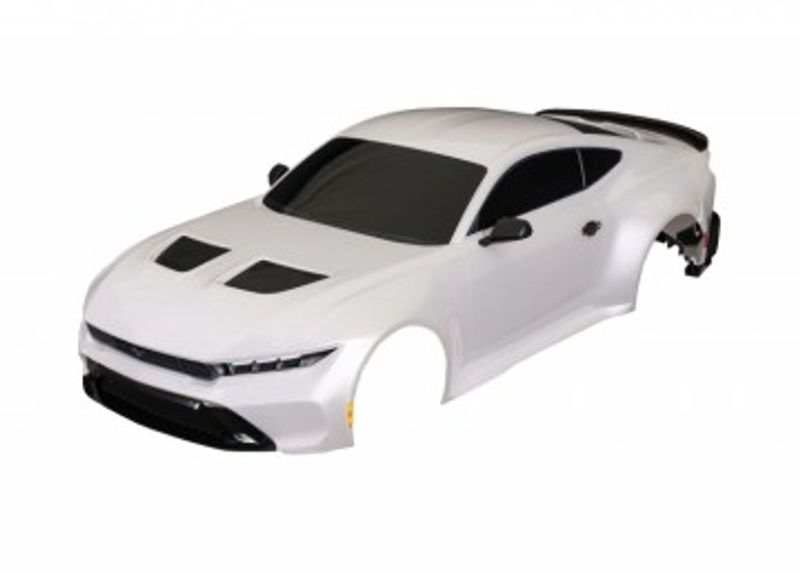 Traxxas Kaross Ford Mustang Clipless Komplett Vit (10511-WHT)