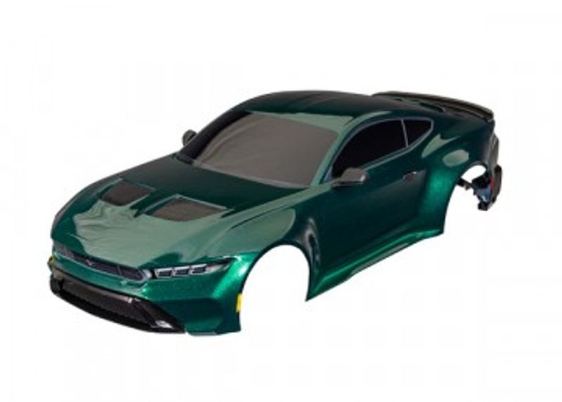 Traxxas Kaross Ford Mustang Clipless Komplett Grön (10511-GRN)