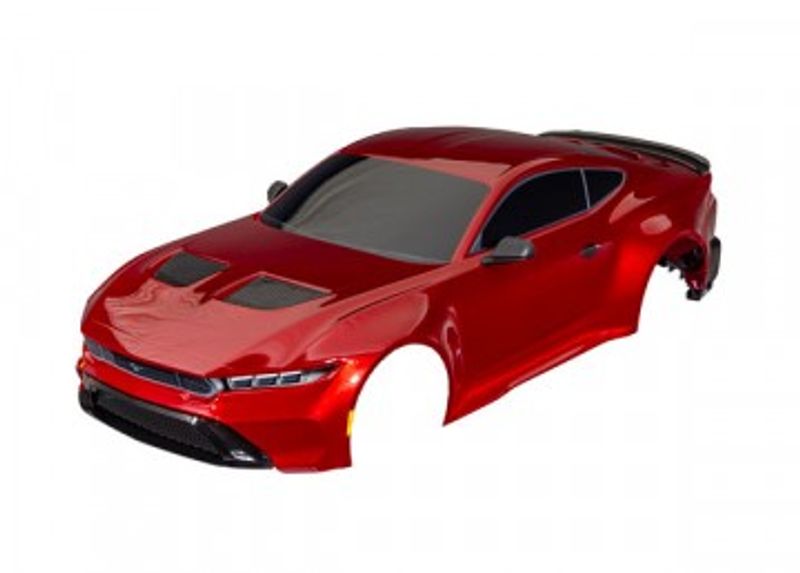 Traxxas Kaross Ford Mustang Clipless Komplett Röd (10511-RED)