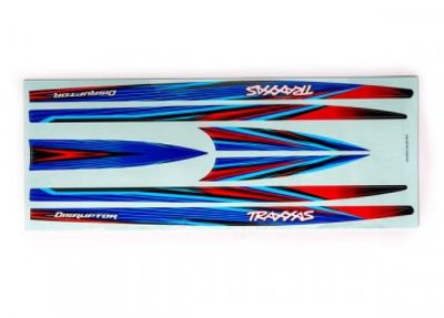 Traxxas Dekaler Skrov Blå Disruptor (10698-BLUE)