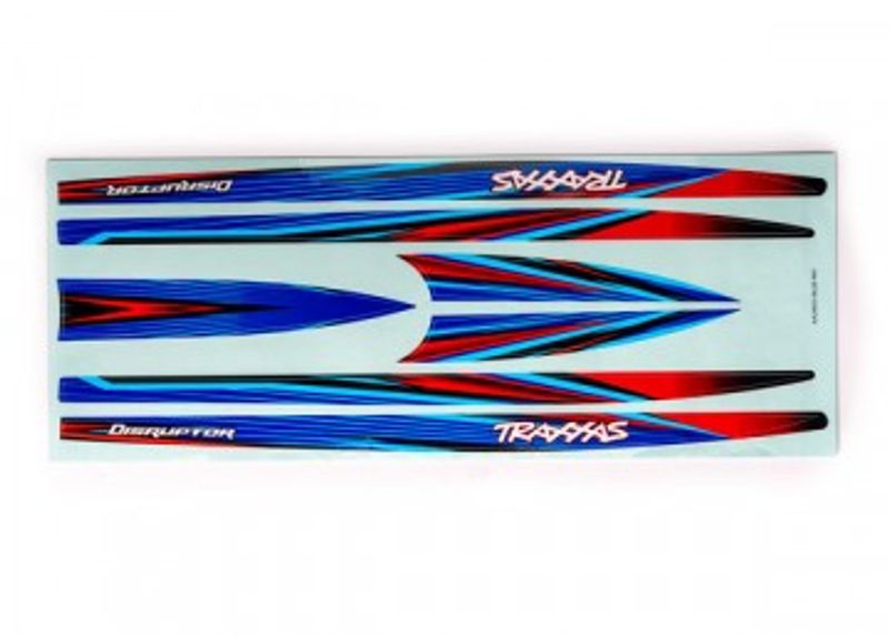 Traxxas Dekaler Skrov Blå Disruptor (10698-BLUE)
