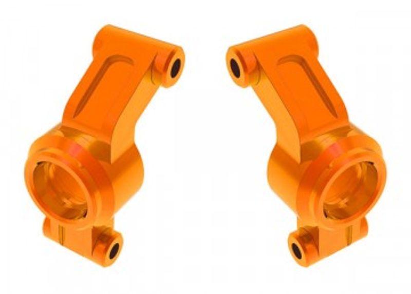 Traxxas Hjulaxelhållare Alu Orange (Par) Mini Maxx (10751-ORNG)