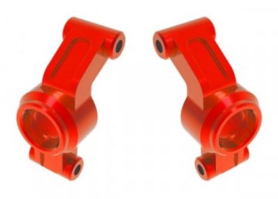 Traxxas Hjulaxelhållare Alu Röd (Par) Mini Maxx (10751-RED)
