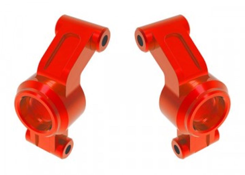 Traxxas Hjulaxelhållare Alu Röd (Par) Mini Maxx (10751-RED)
