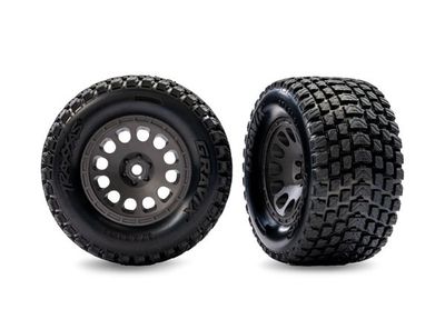Däck & Fälg Gravix / Mini XRT Grå Fram 2st