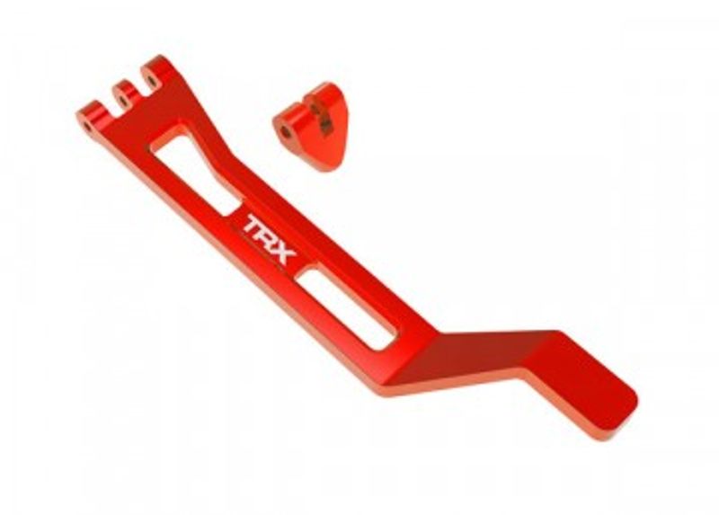 Traxxas Batterihållare Alu Röd Mini Maxx/XRT (10726-RED)