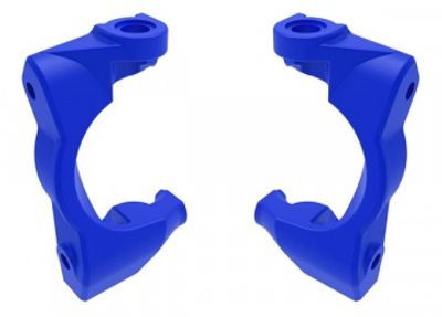 Traxxas Styrspindelhållare (Caster Block) Blå (Par) Mini Maxx/XRT (10732-BLUE)